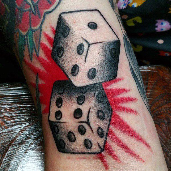 Cube tattoos are mostly used by men, although some women use them as well. 