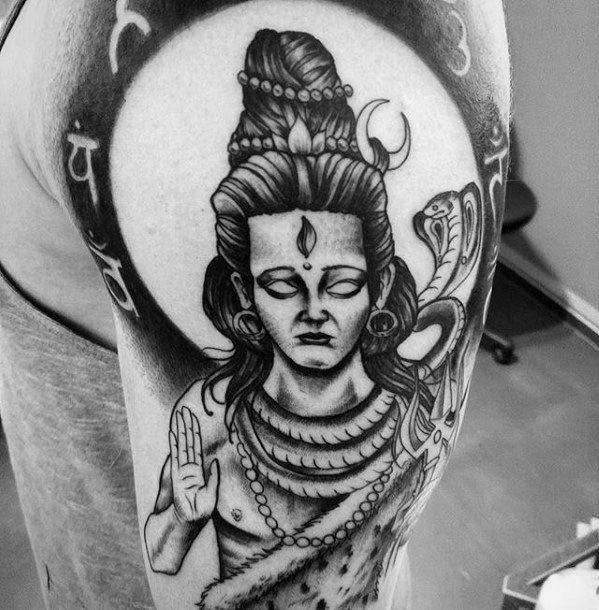 Шива бог татуировка 15