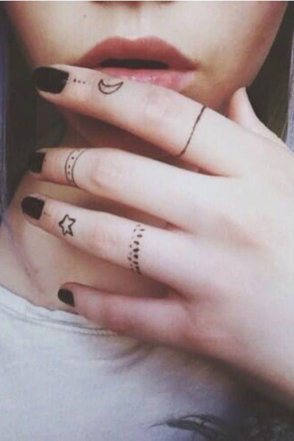 палец татуировки 151