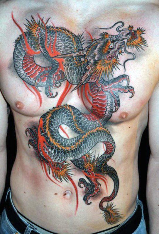 40 Chinese dragon tattoos: what do they symbolize? — All about tattoo