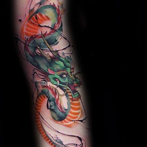 китайский дракон тату 27