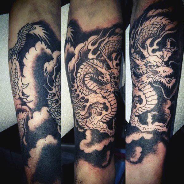 татуировка китайский дракон 53