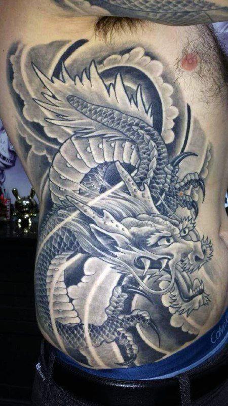 татуировка китайский дракон 59