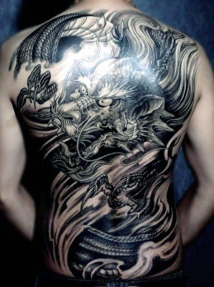 китайский дракон тату 61