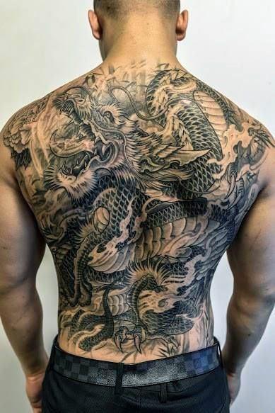 китайский дракон татуировка 69