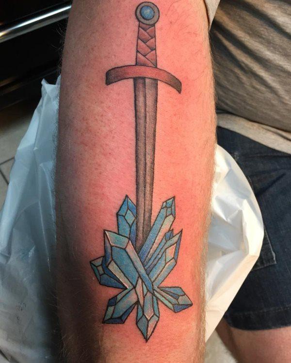 меч татуировки 32