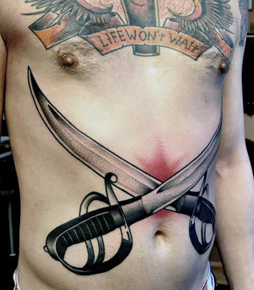 меч татуировки 374