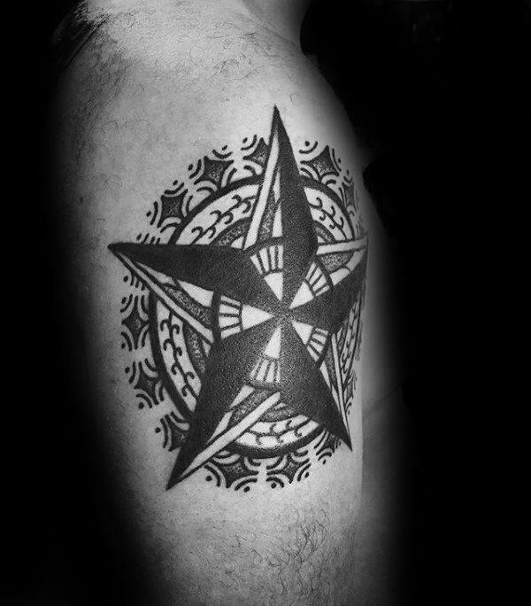 Татуировка 80 звезд