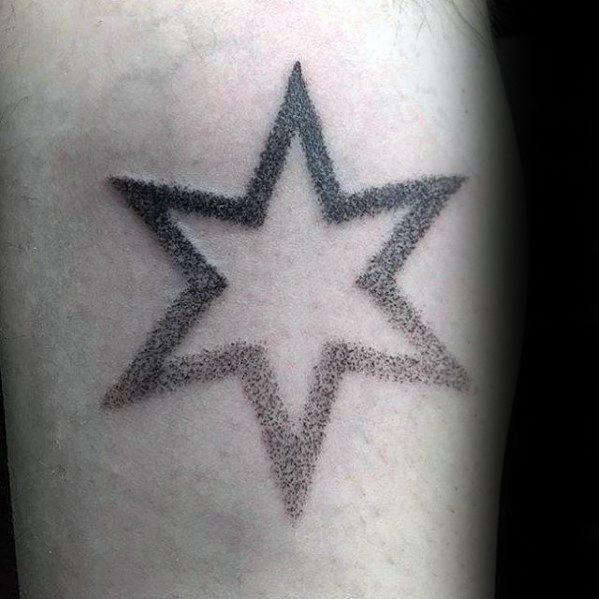 звезда татуировки 86