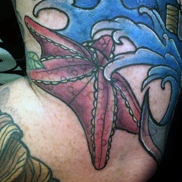 татуировка морская звезда 106