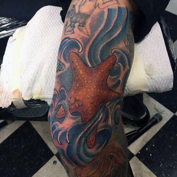 татуировка морская звезда 112