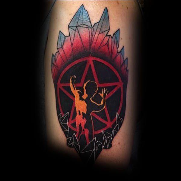 пентаграмма звезда татуировка 97