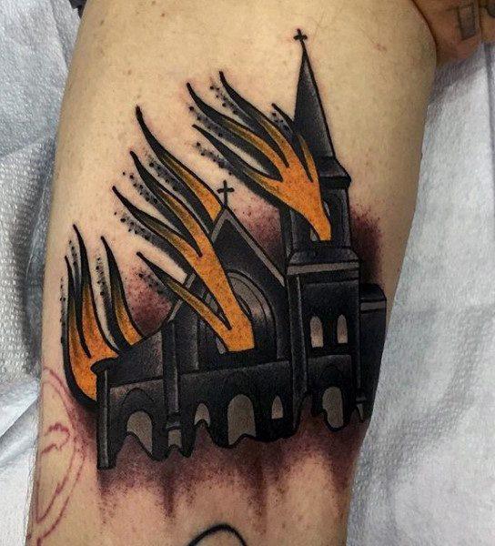 огонь огонь татуировка 87