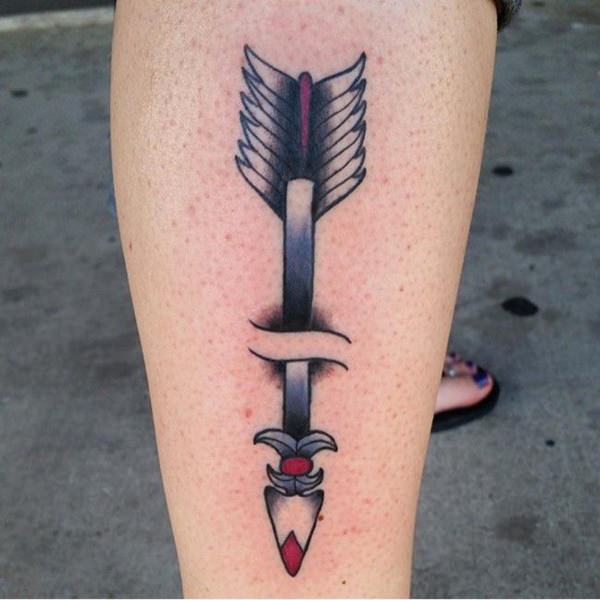 стрела татуировка 122