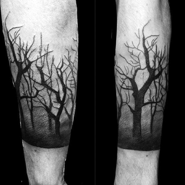 татуировка в лесу 109