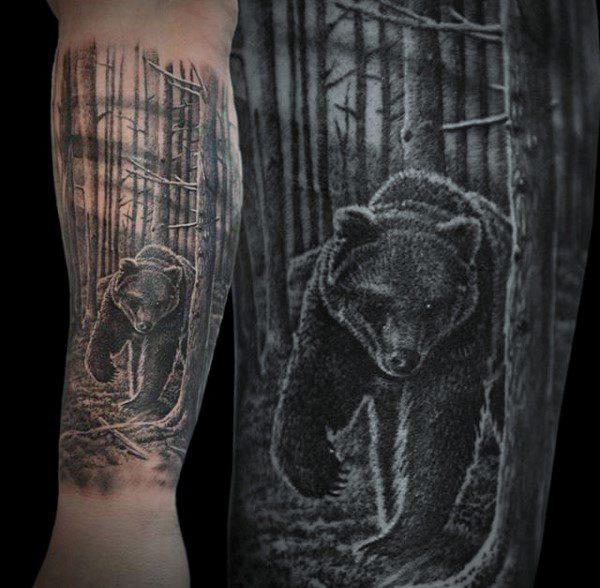 лес татуировки 123