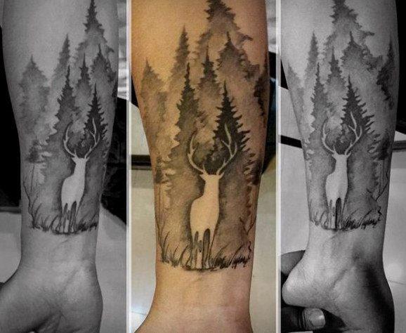 татуировка в лесу 137