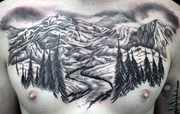 татуировка в лесу 147
