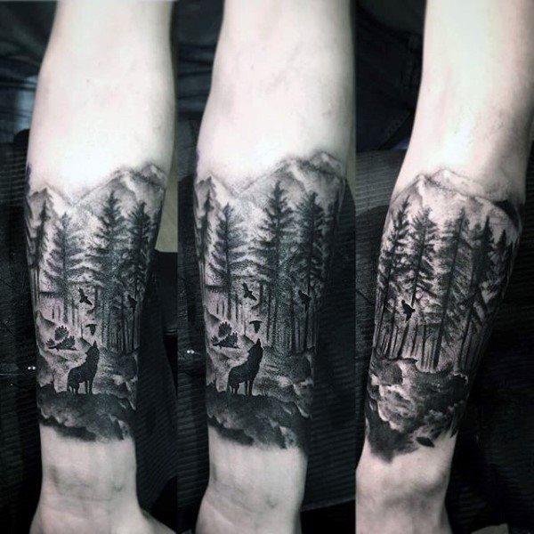 татуировка в лесу 155