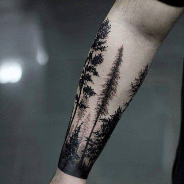 татуировка в лесу 175
