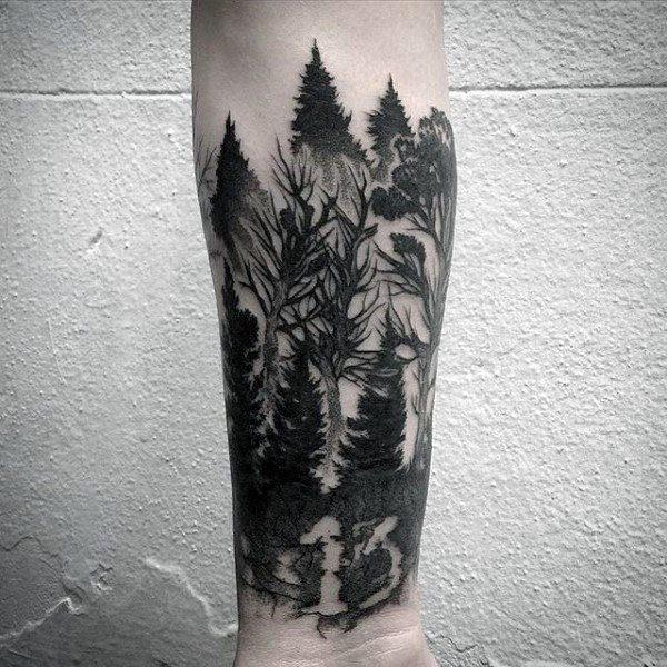 татуировка в лесу 197