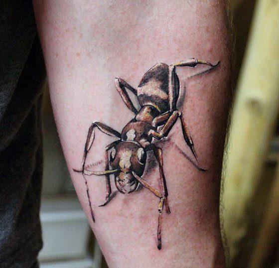 татуировка муравей 122