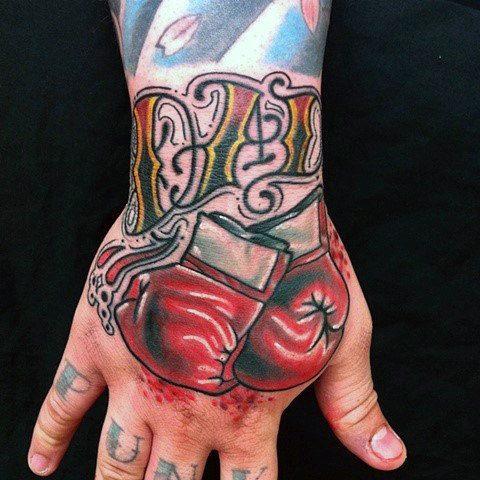 боксерские перчатки татуировка 101