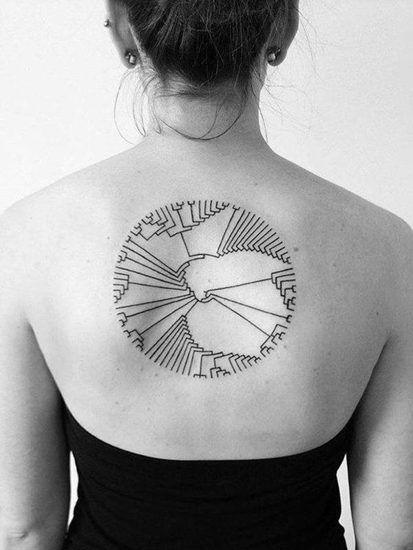 геометрическая татуировка 1340