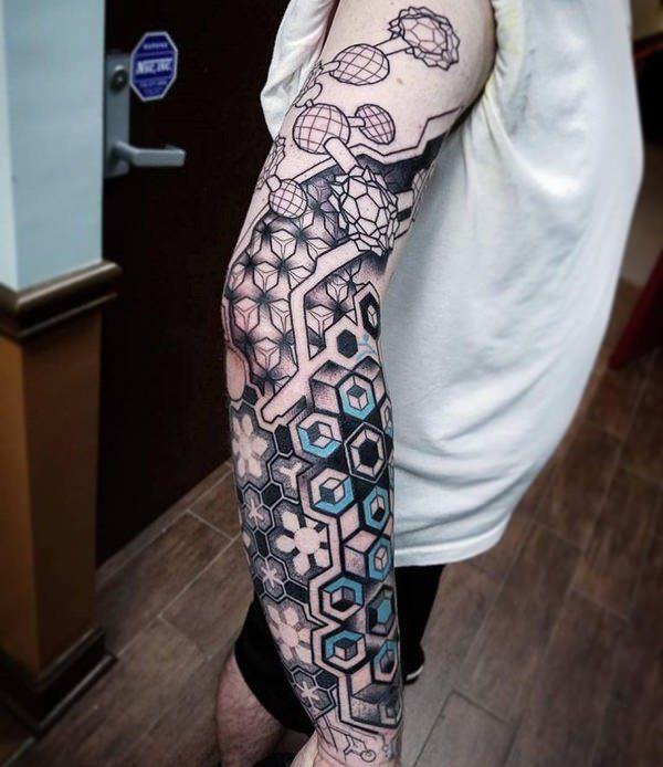 геометрическая татуировка 1508
