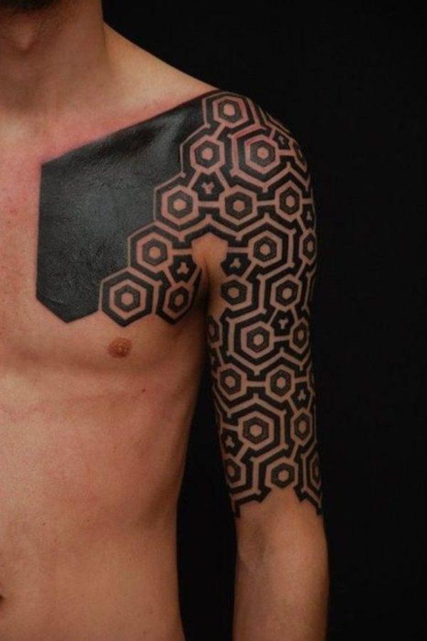 геометрическая татуировка 860