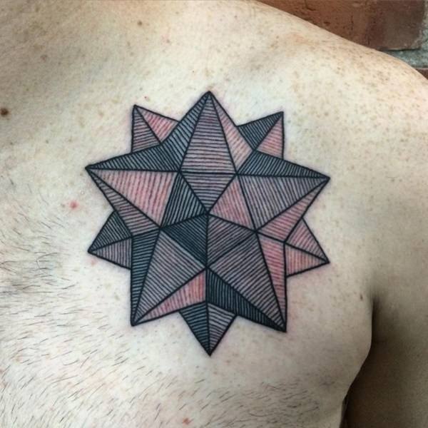 геометрическая татуировка 934