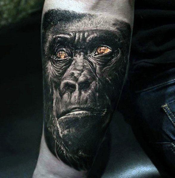 горилла татуировка 133