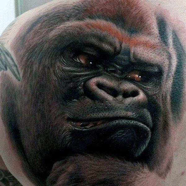 горилла татуировка 136