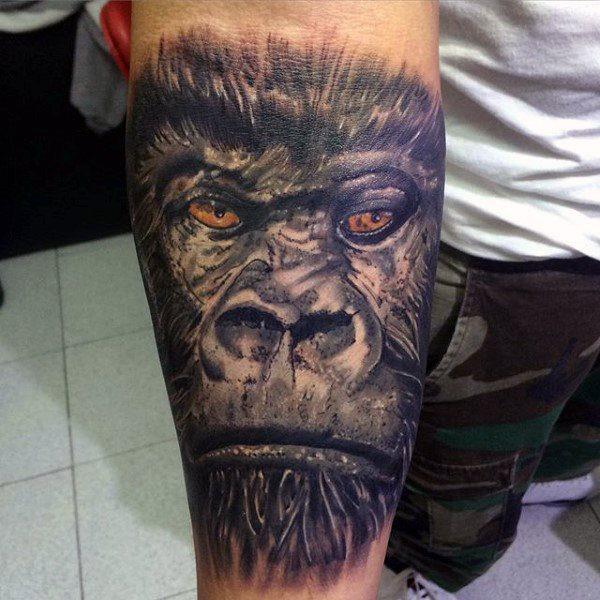 горилла татуировка 157