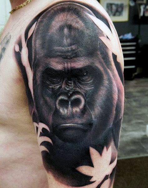 горилла татуировка 175