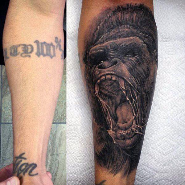 горилла татуировка 187