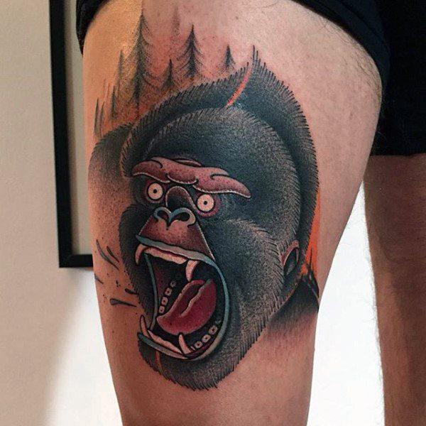 горилла татуировка 25