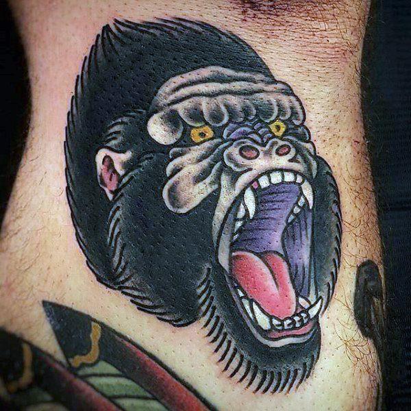 горилла татуировка 256