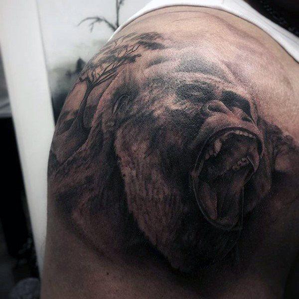 горилла татуировка 31