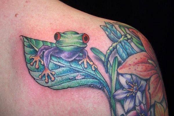 татуировка лягушка 164