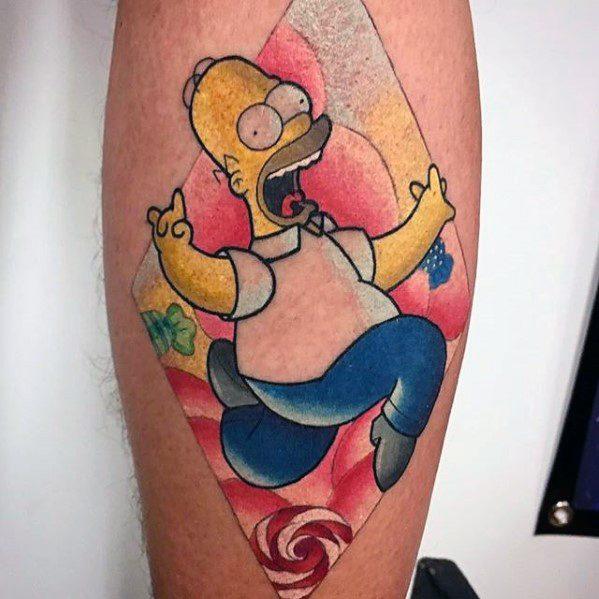 Гомер Симпсон татуировка 36