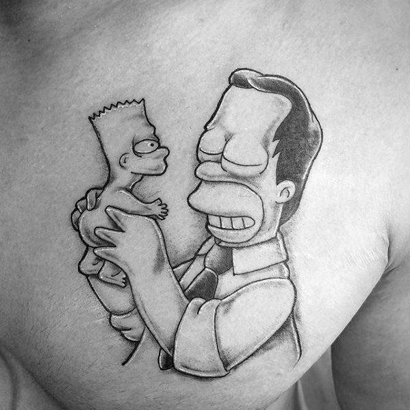 Гомер Симпсон татуировка 54.