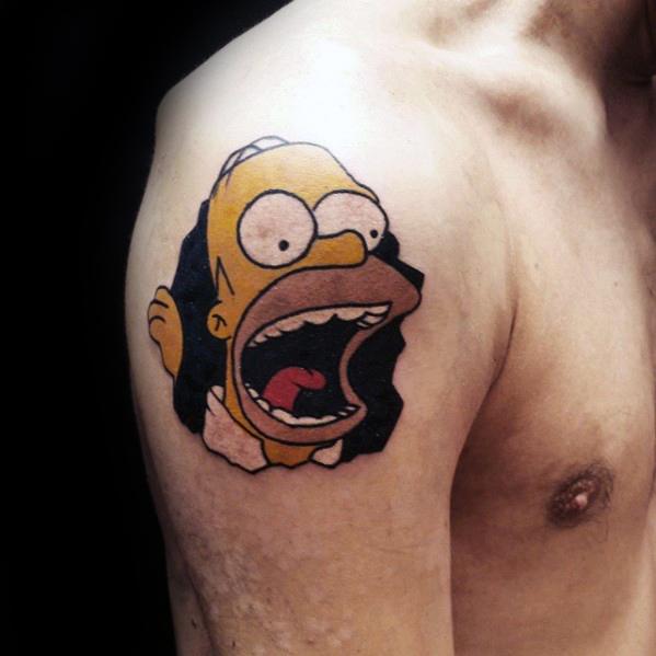 Гомер Симпсон татуировка 86.