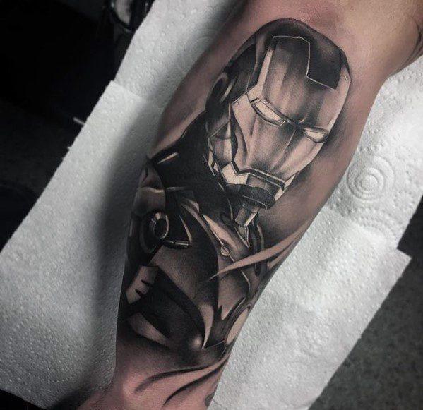 Железный человек татуировка 14