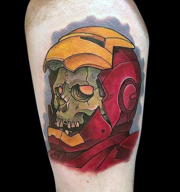 Железный человек татуировка 38