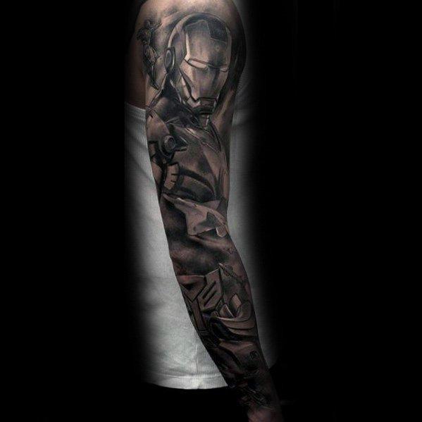 Железный человек татуировка 66