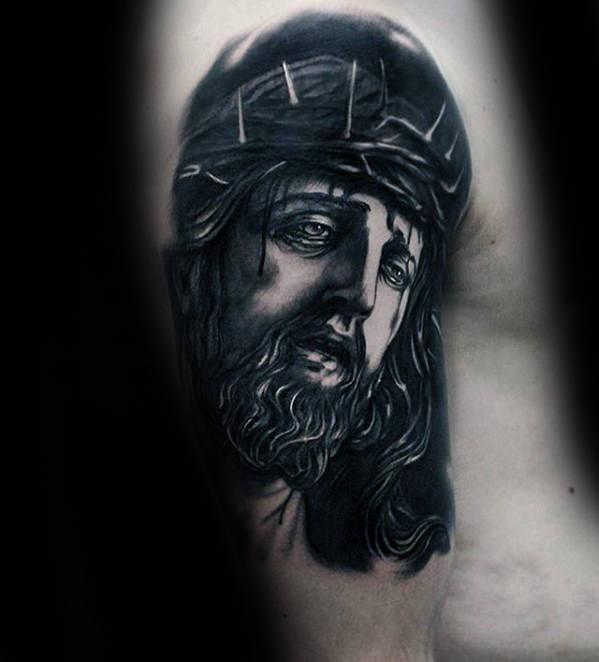 Иисус Христос татуировка 104