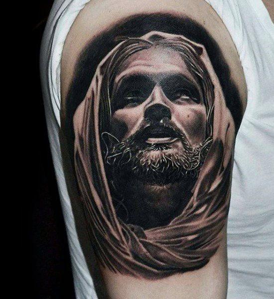 Иисус Христос татуировка 106