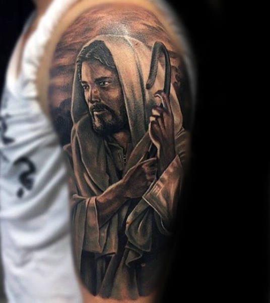 Иисус Христос татуировка 120