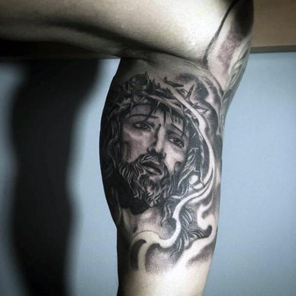 Иисус Христос татуировка 136
